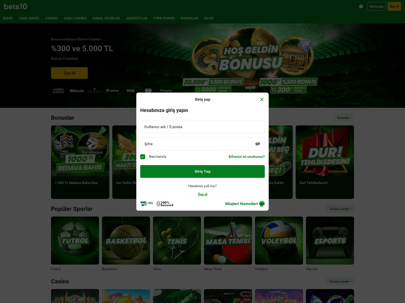 login